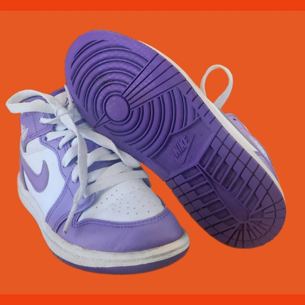 NIKE AIR JORDAN 1 MID KIDS DQ842-511 PRE-SCHOOL SNEAKERS SIZE 13-C - Picture 3 of 8